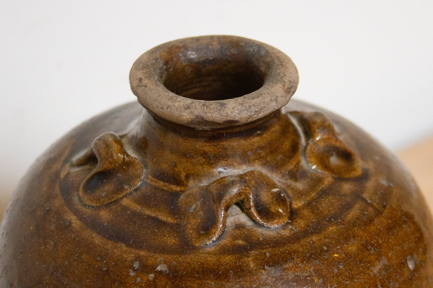 Aged Wine Stoneware Vessel-Accents-tbgypsysoul
