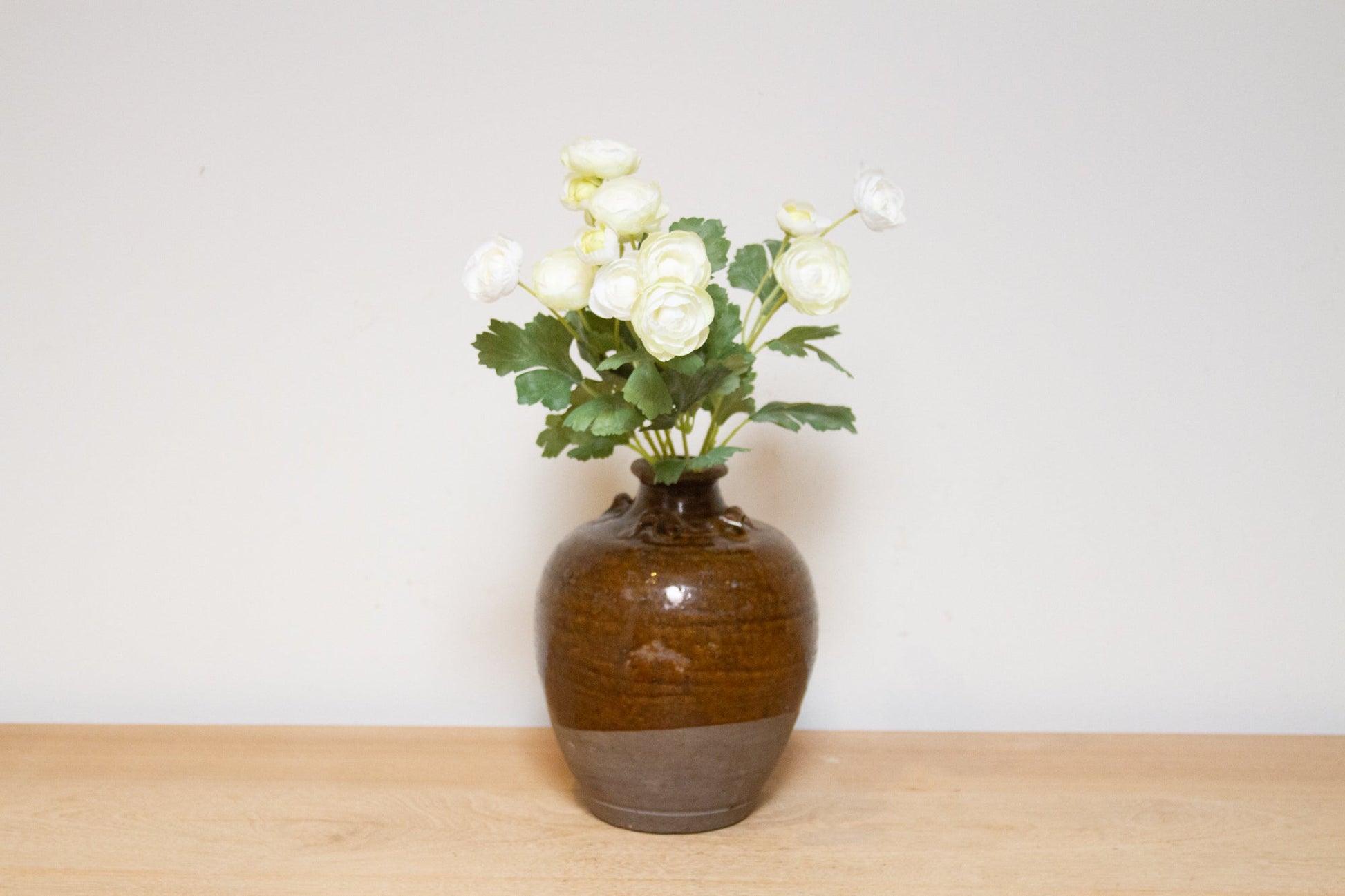 Aged Wine Stoneware Vessel-Accents-tbgypsysoul