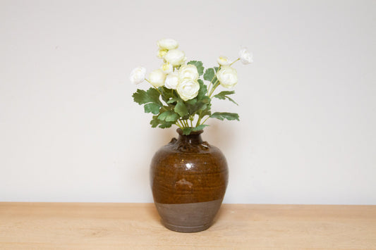 Aged Wine Stoneware Vessel-Accents-tbgypsysoul