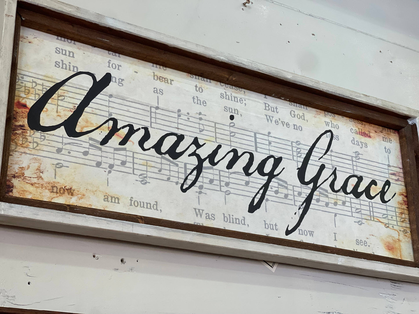 Amazing Grace Framed Canvas : Cream-tbgypsysoul