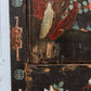 Antique Black & Floral Chinoiserie Armoire-Antique Cabinet-tbgypsysoul