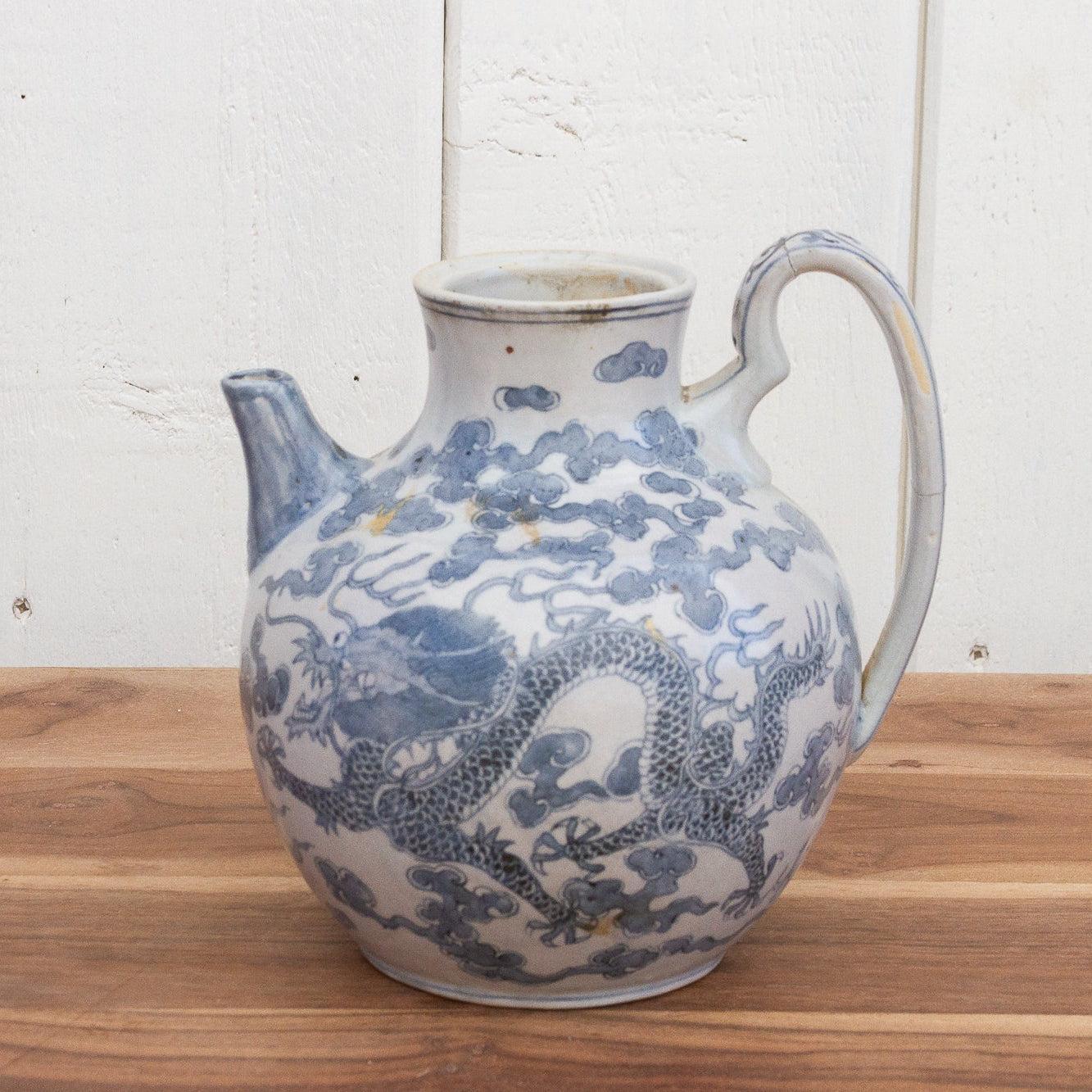 Antique Chinese Dragon Wine Jug-tbgypsysoul