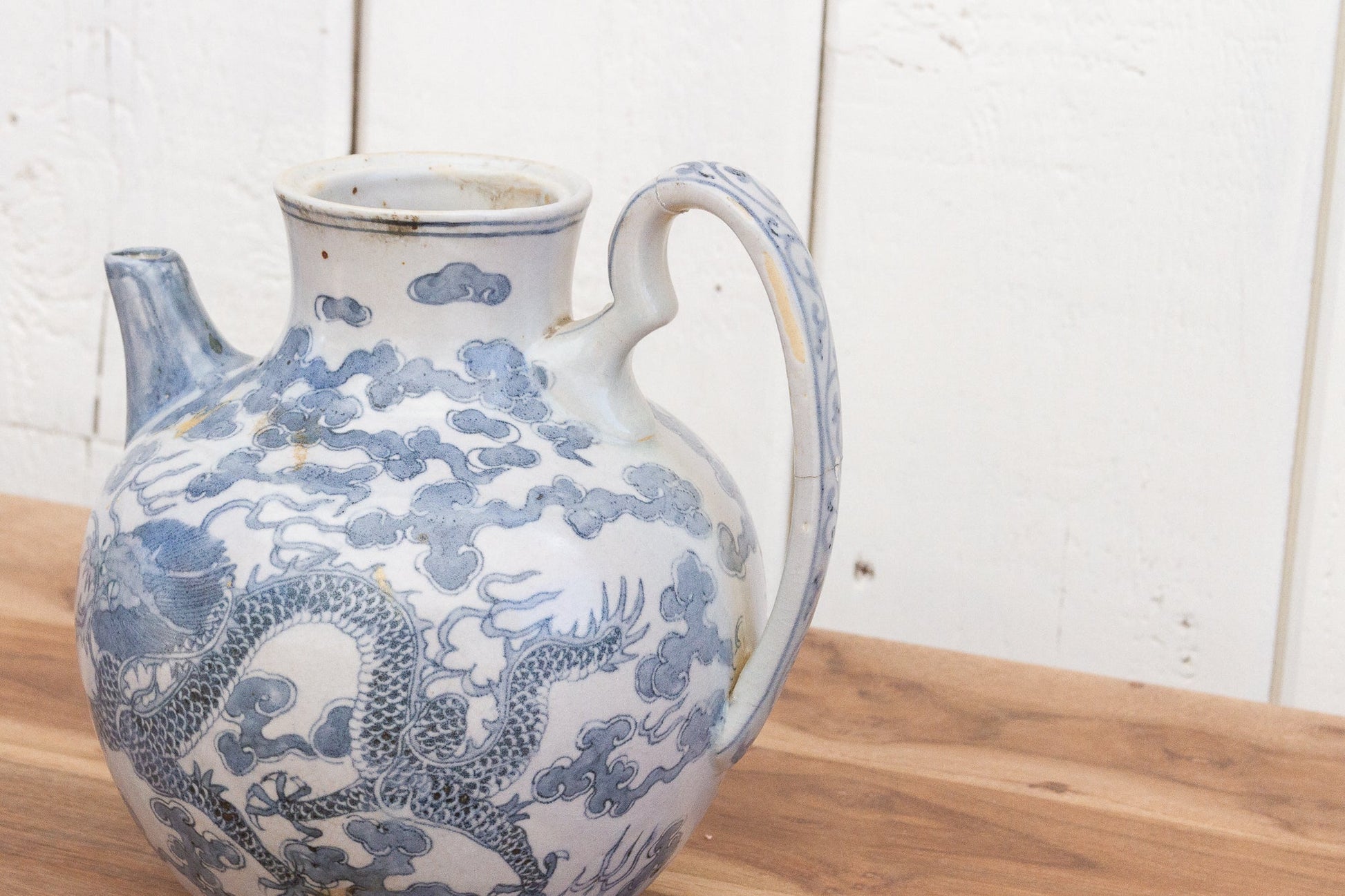 Antique Chinese Dragon Wine Jug-tbgypsysoul