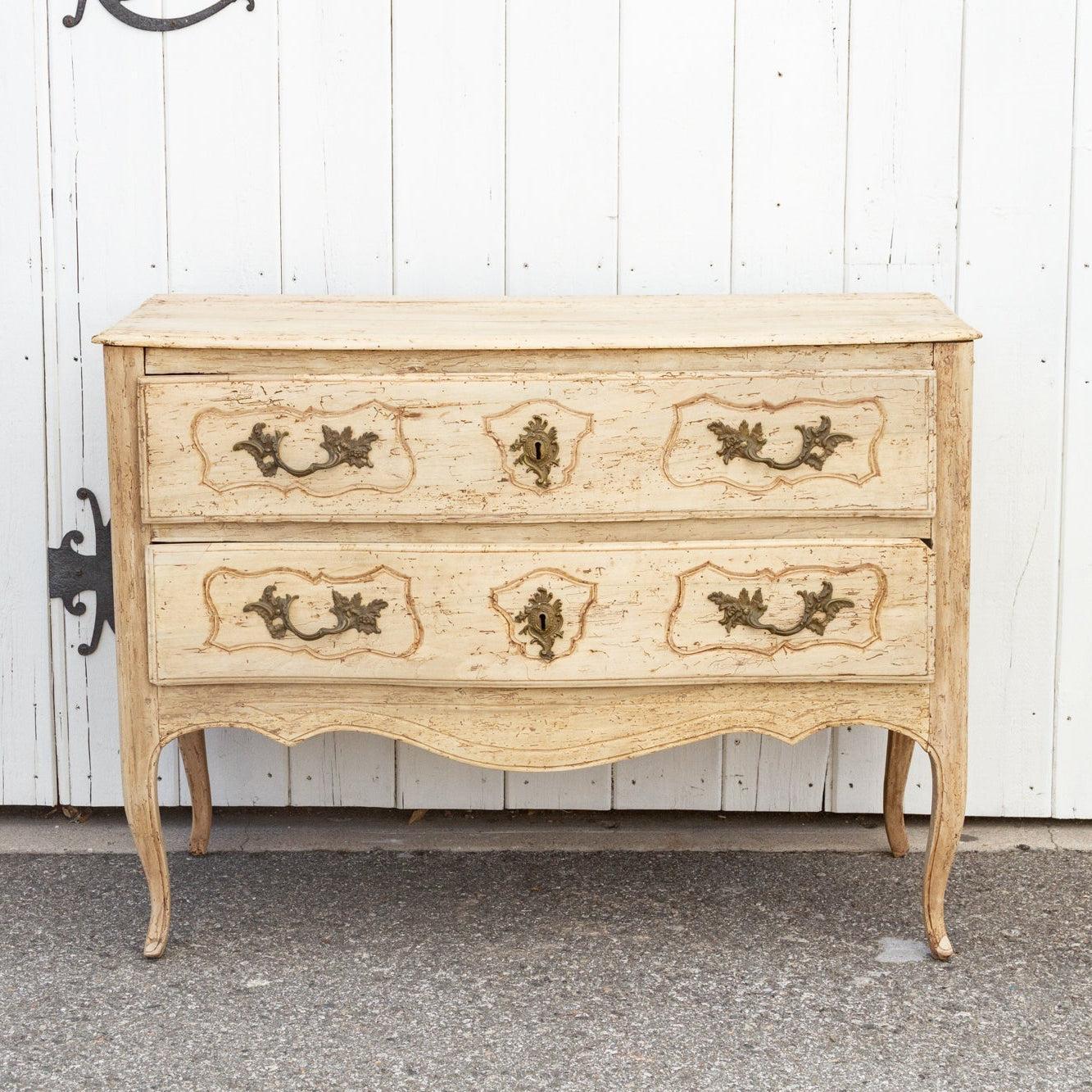 Antique Farmhouse French Bleached Dresser-tbgypsysoul
