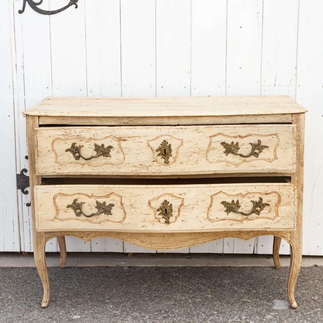 Antique Farmhouse French Bleached Dresser-tbgypsysoul