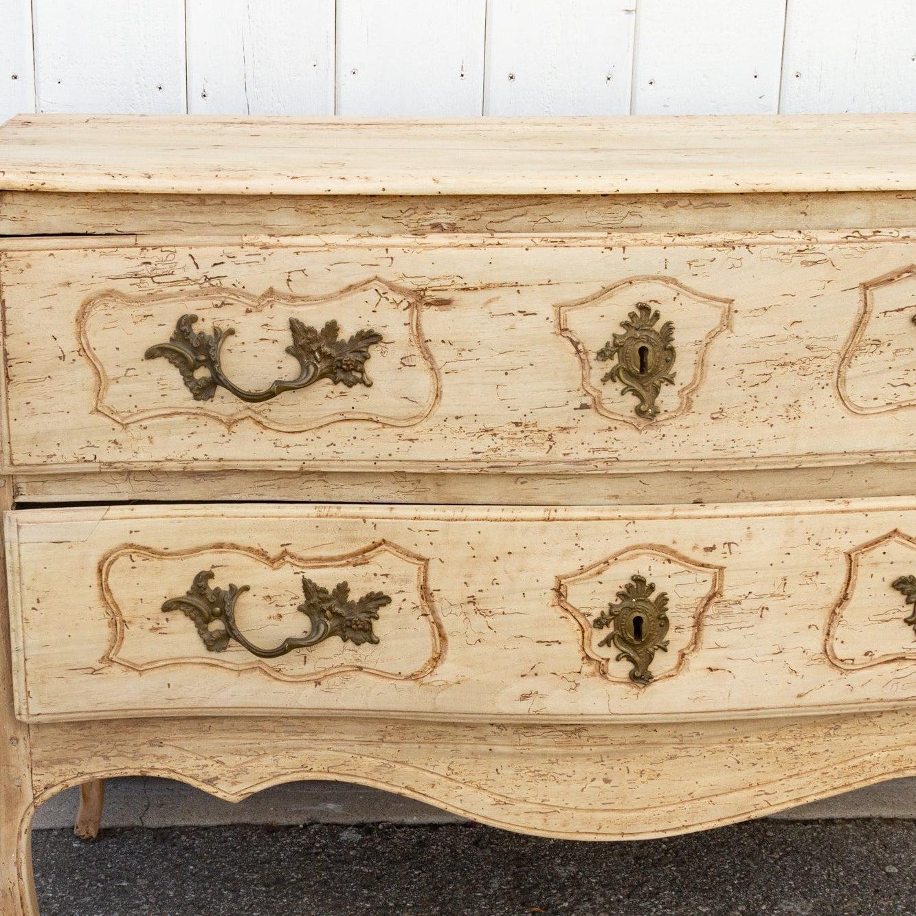 Antique Farmhouse French Bleached Dresser-tbgypsysoul