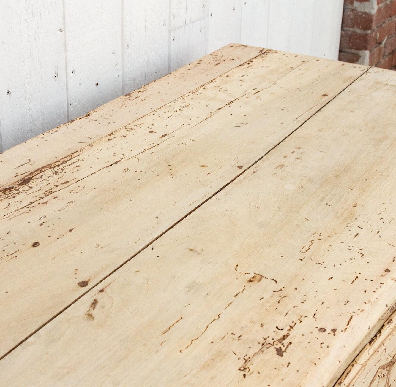 Antique Farmhouse French Bleached Dresser-tbgypsysoul