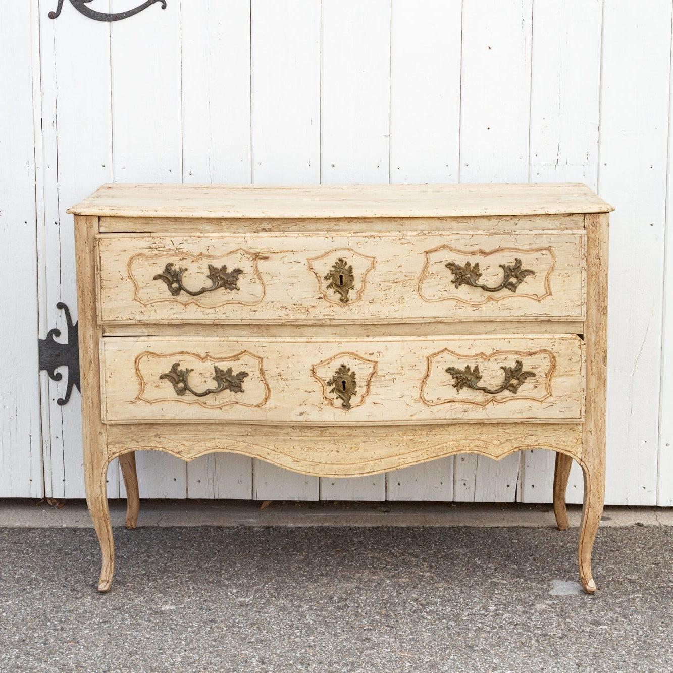 Antique Farmhouse French Bleached Dresser-tbgypsysoul