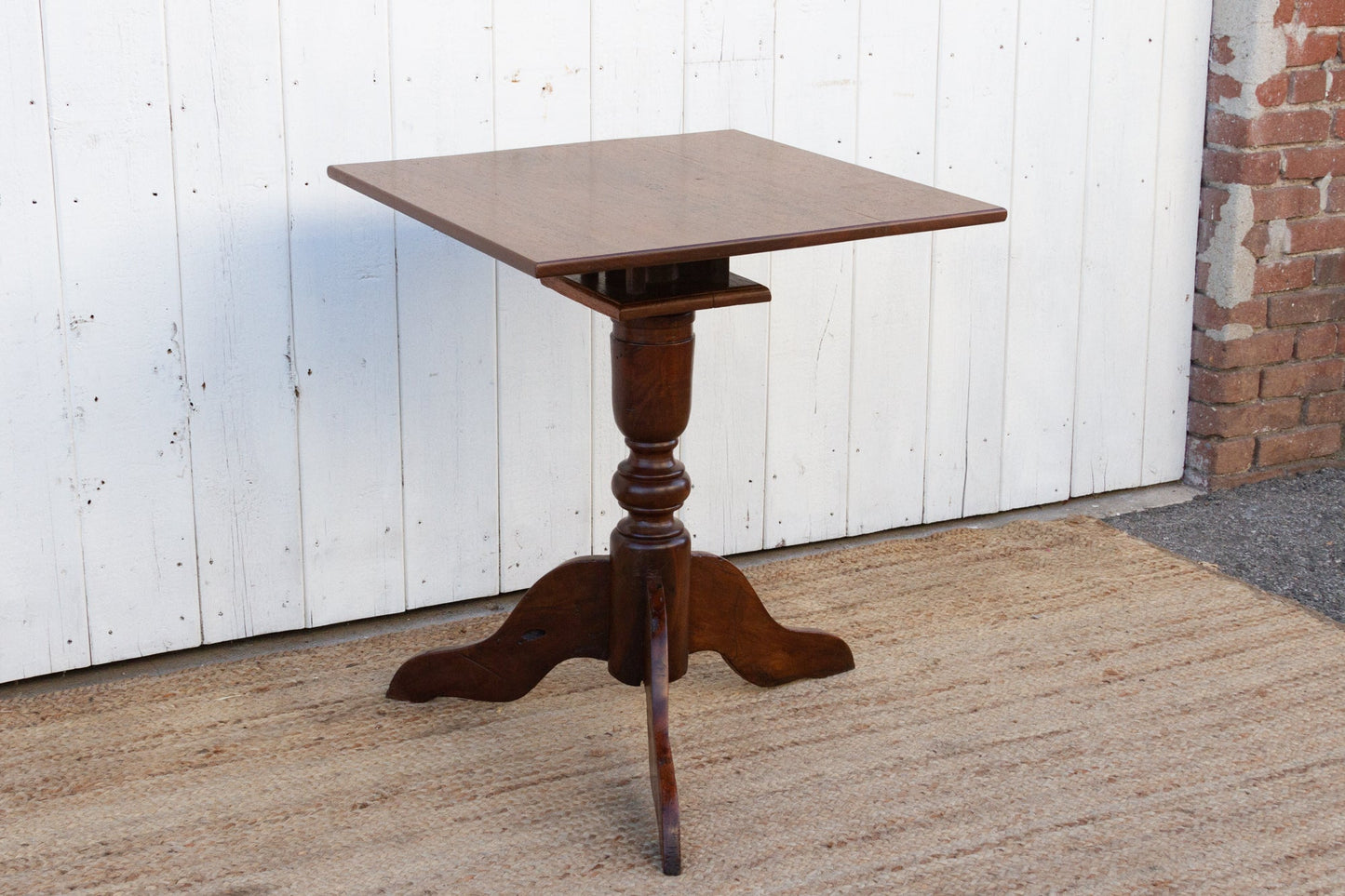 Antique French Colonial Square Cafe Table-tbgypsysoul