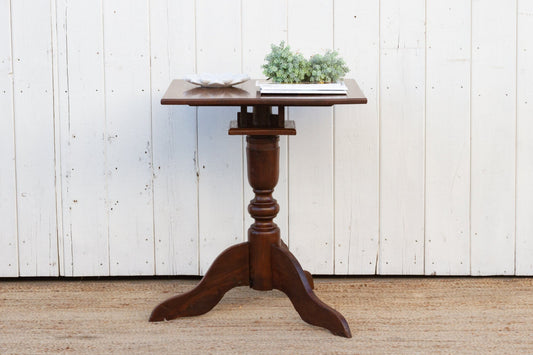 Antique French Colonial Square Cafe Table-tbgypsysoul
