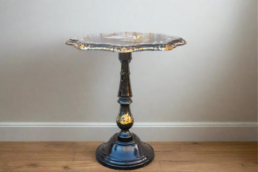 Antique French Mother of Pearl Inlaid Table-Furniture-tbgypsysoul