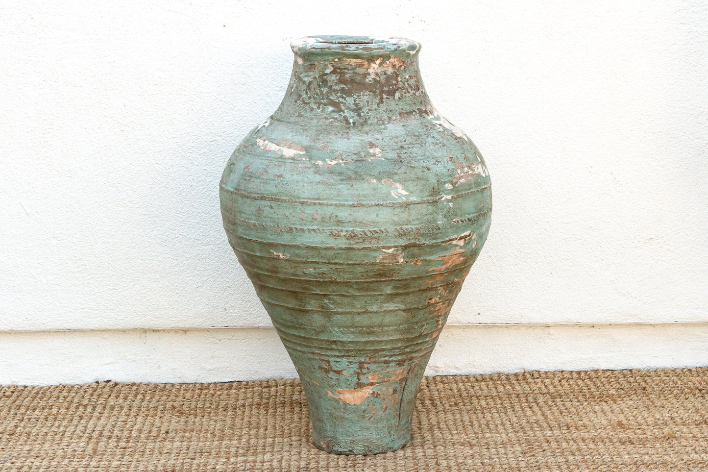 Antique Monumental Mediterranean Pottery Jar-Vase-tbgypsysoul