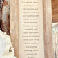 Antique Salvaged Door Base Sign-Wall Art-tbgypsysoul