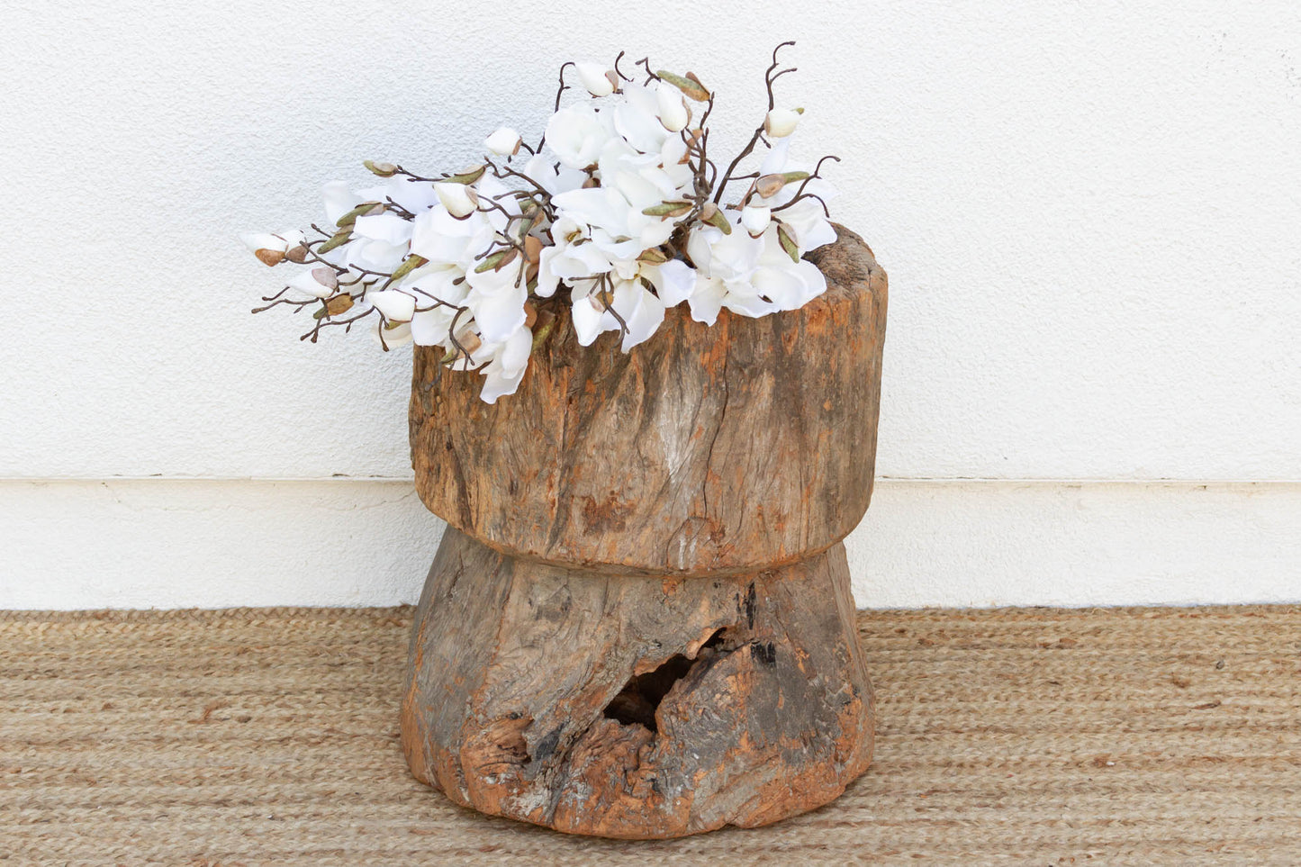 Antique Semi Fossilized Tribal Mortar-Accents-tbgypsysoul
