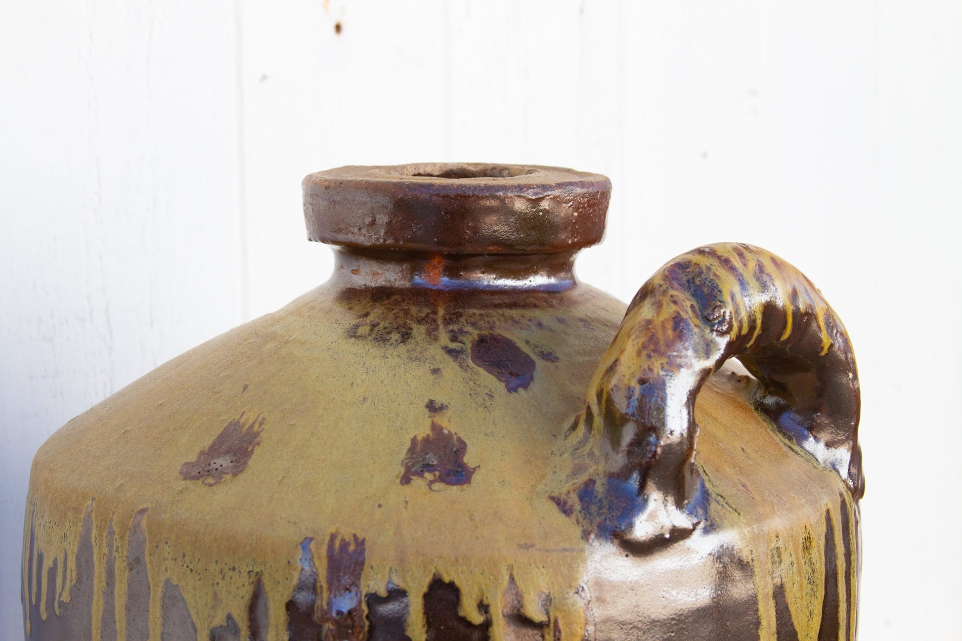 Antique Spanish Glazed Wine Jug-tbgypsysoul
