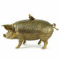 Antiqued Brass Pig & Bird Storage Box-Accents-tbgypsysoul