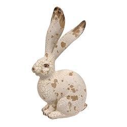 Antiqued French Country Jackrabbit-Easter Home Decor-tbgypsysoul