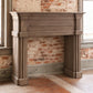 Berkshires Mantle, Driftwood-Fireplace Mantle-tbgypsysoul