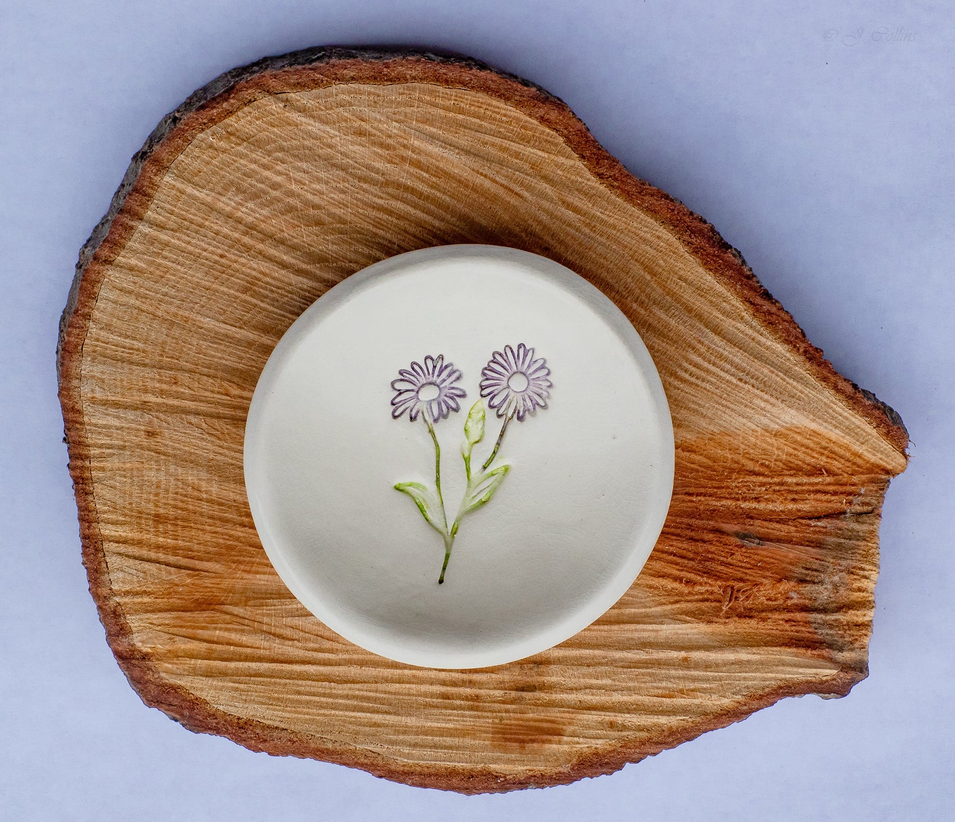 Birth Flower Ring Dish-Ceramic-tbgypsysoul