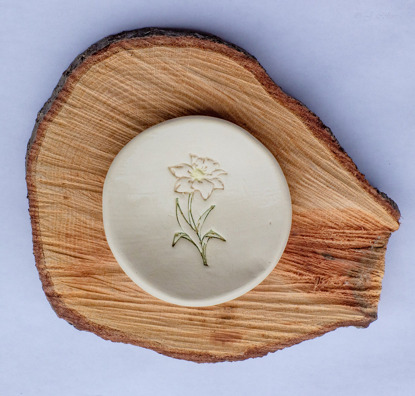 Birth Flower Ring Dish-Ceramic-tbgypsysoul