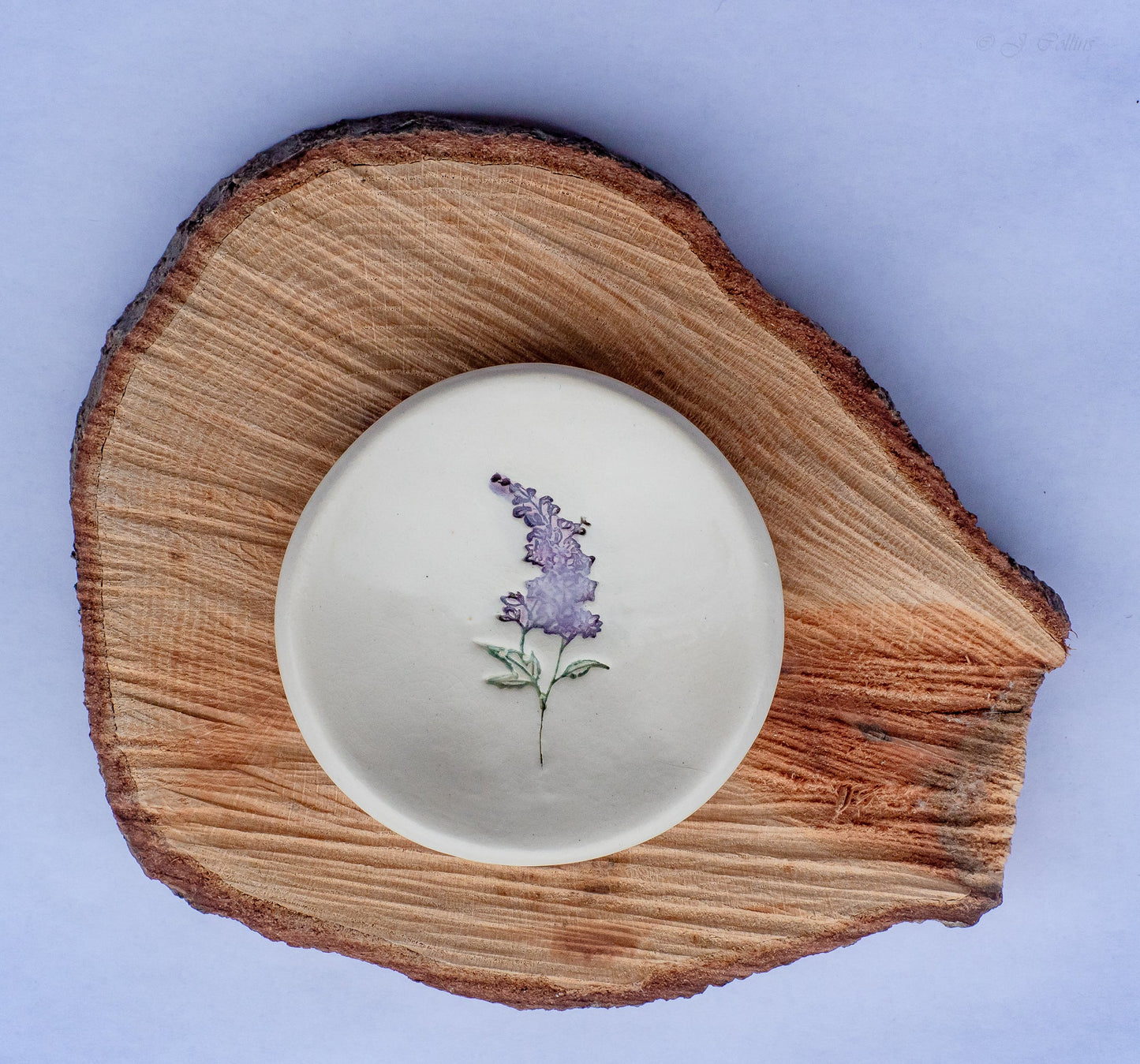 Birth Flower Ring Dish-Ceramic-tbgypsysoul