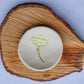 Birth Flower Ring Dish-Ceramic-tbgypsysoul