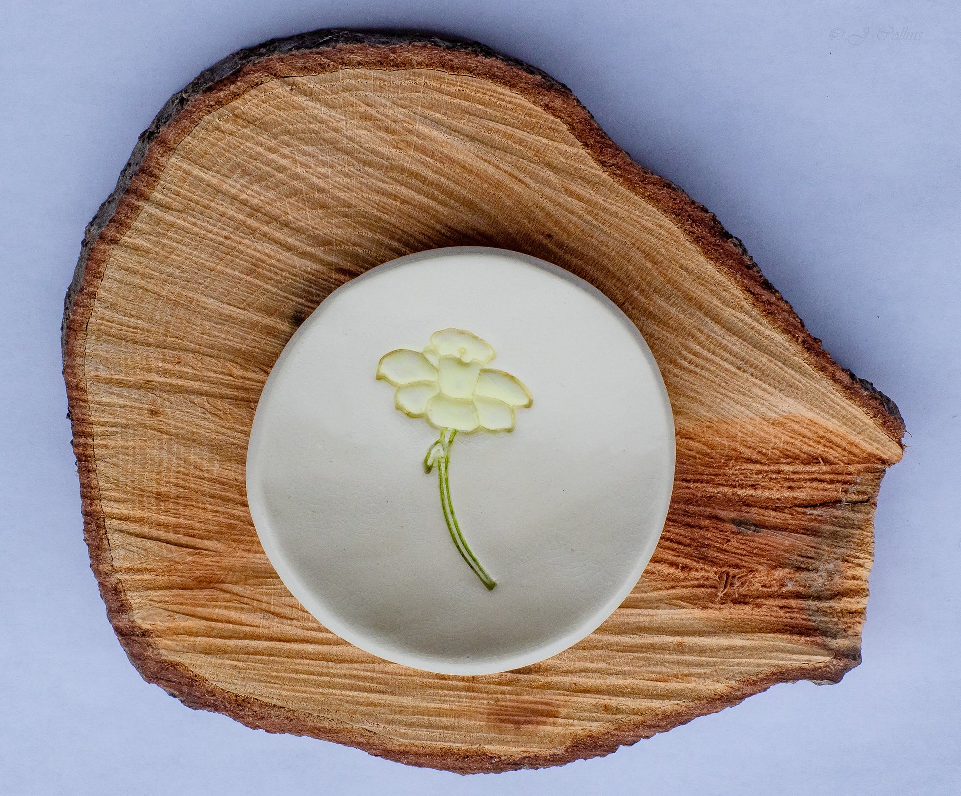 Birth Flower Ring Dish-Ceramic-tbgypsysoul