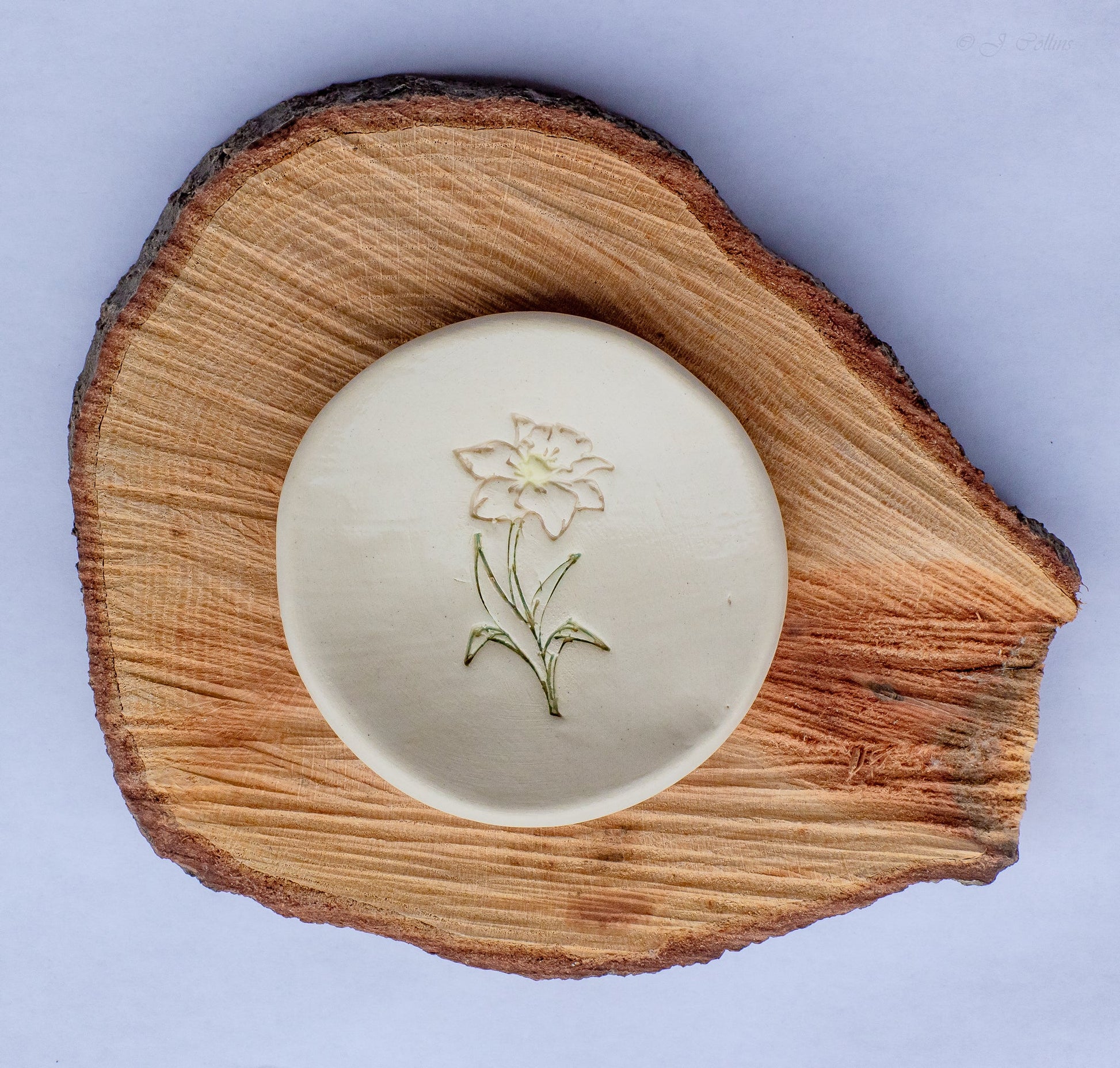 Birth Flower Ring Dish-Ceramic-tbgypsysoul