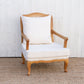 Bleached Wood French Country Armchair-tbgypsysoul