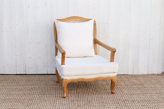 Bleached Wood French Country Armchair-tbgypsysoul