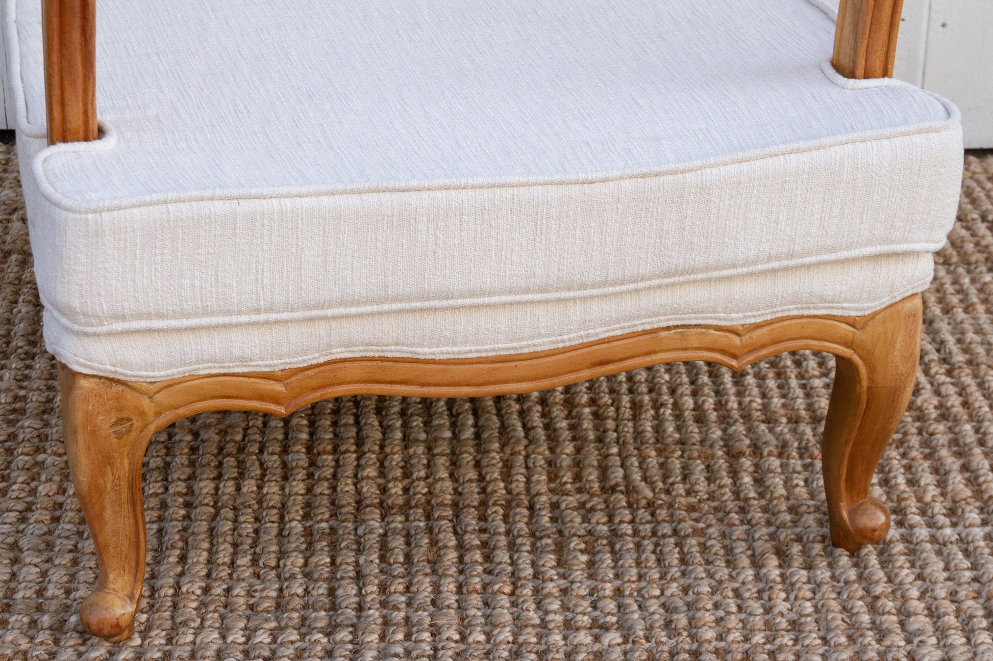 Bleached Wood French Country Armchair-tbgypsysoul