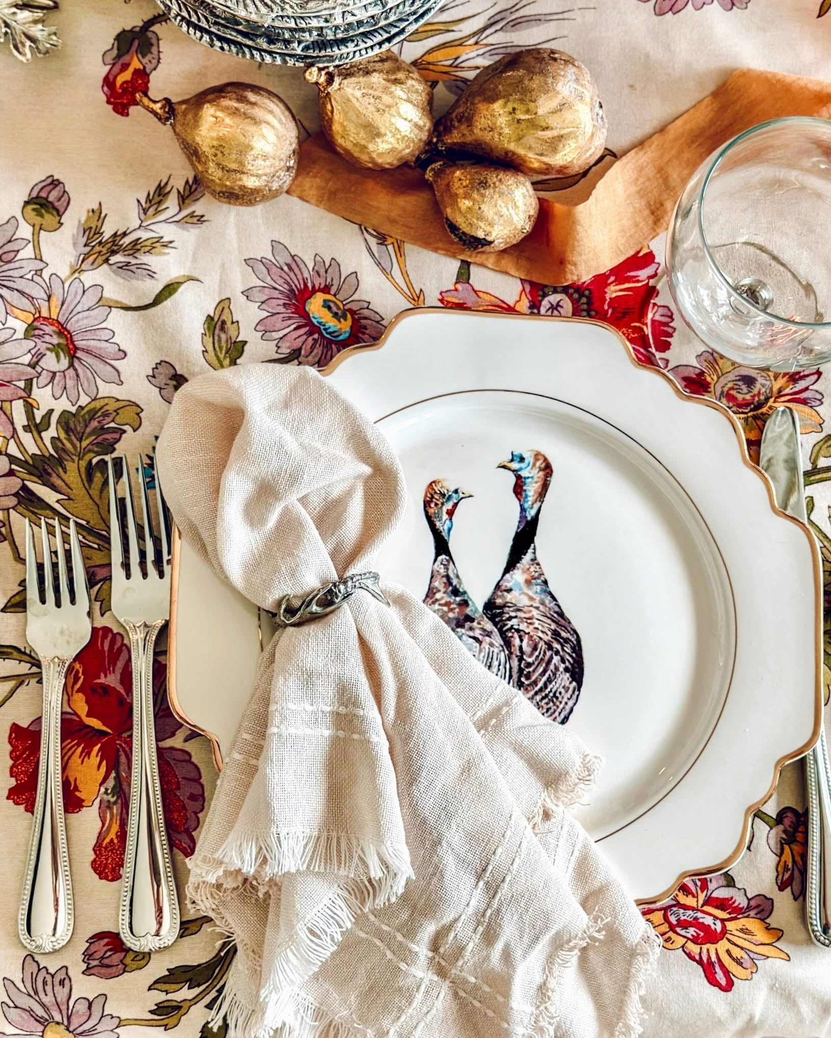 Bone China Norwoods Dinnerware - 7 piece set-Harvest-tbgypsysoul