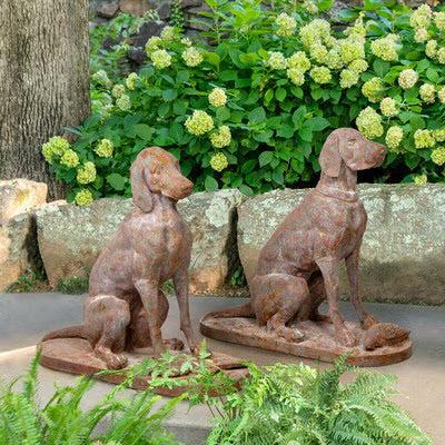 Cast Iron Hound Pair, Set of 2-tbgypsysoul