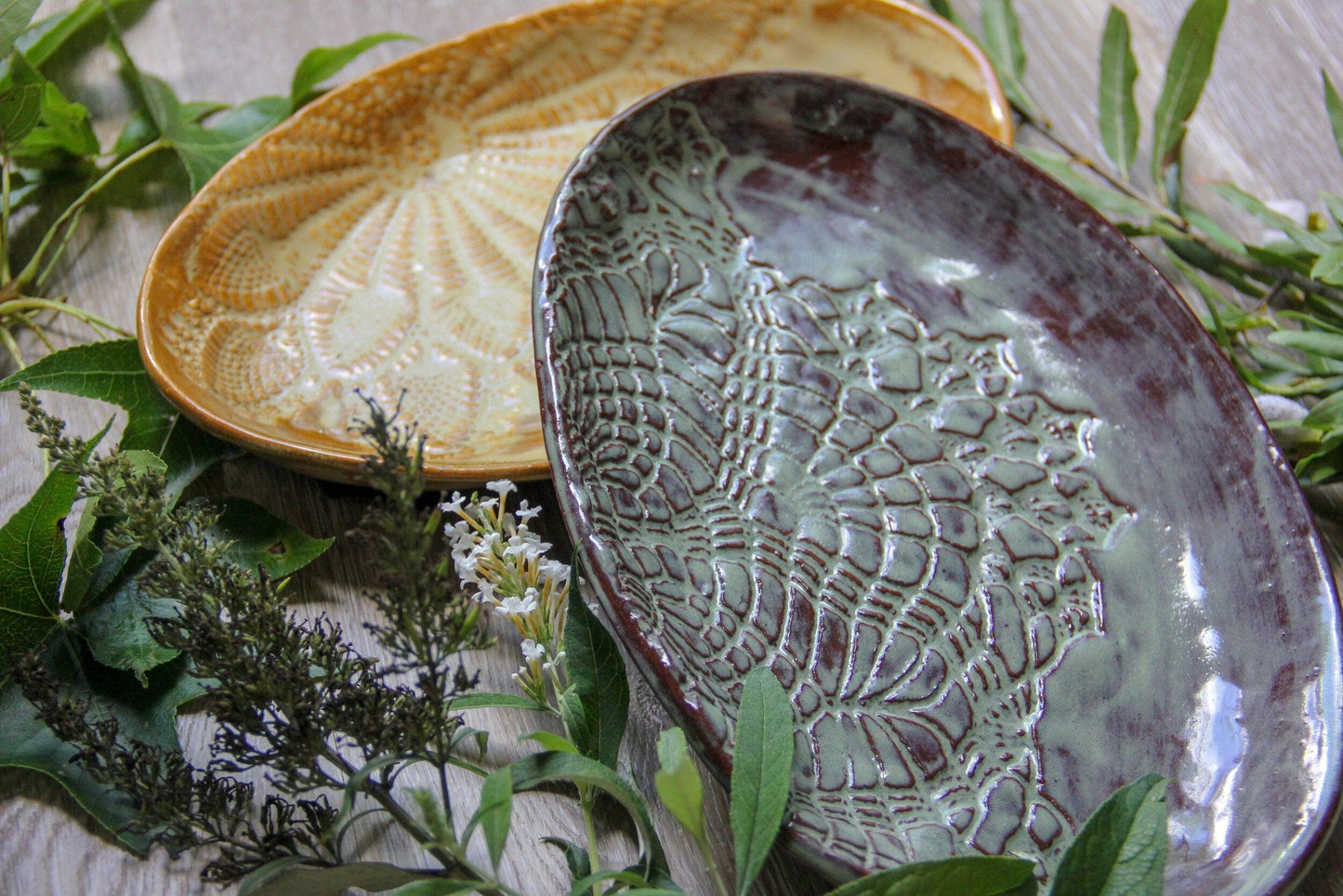 Ceramic Oval Platter-Ceramic-tbgypsysoul