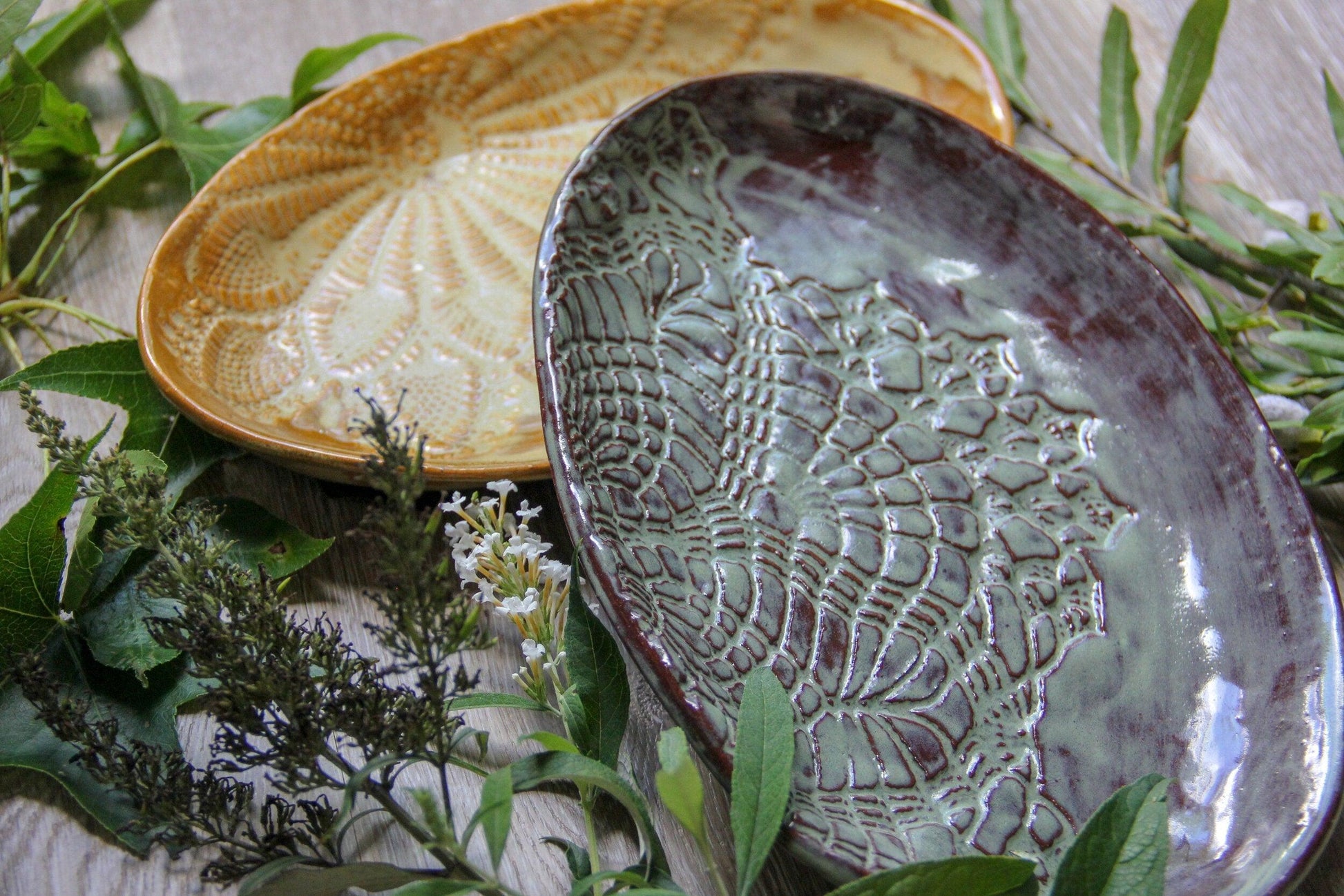 Ceramic Oval Platter-Ceramic-tbgypsysoul