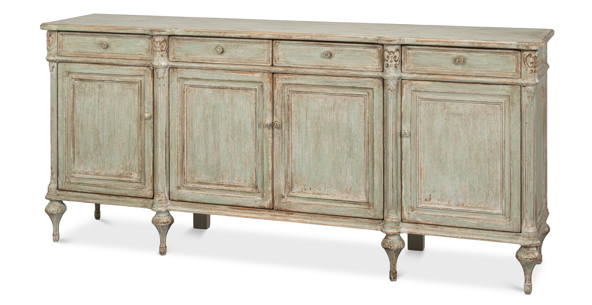 Château Verdure French Country Sideboard - White Glove Included-Buffet Sideboard-tbgypsysoul