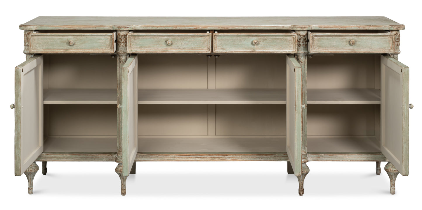 Château Verdure French Country Sideboard - White Glove Included-Buffet Sideboard-tbgypsysoul