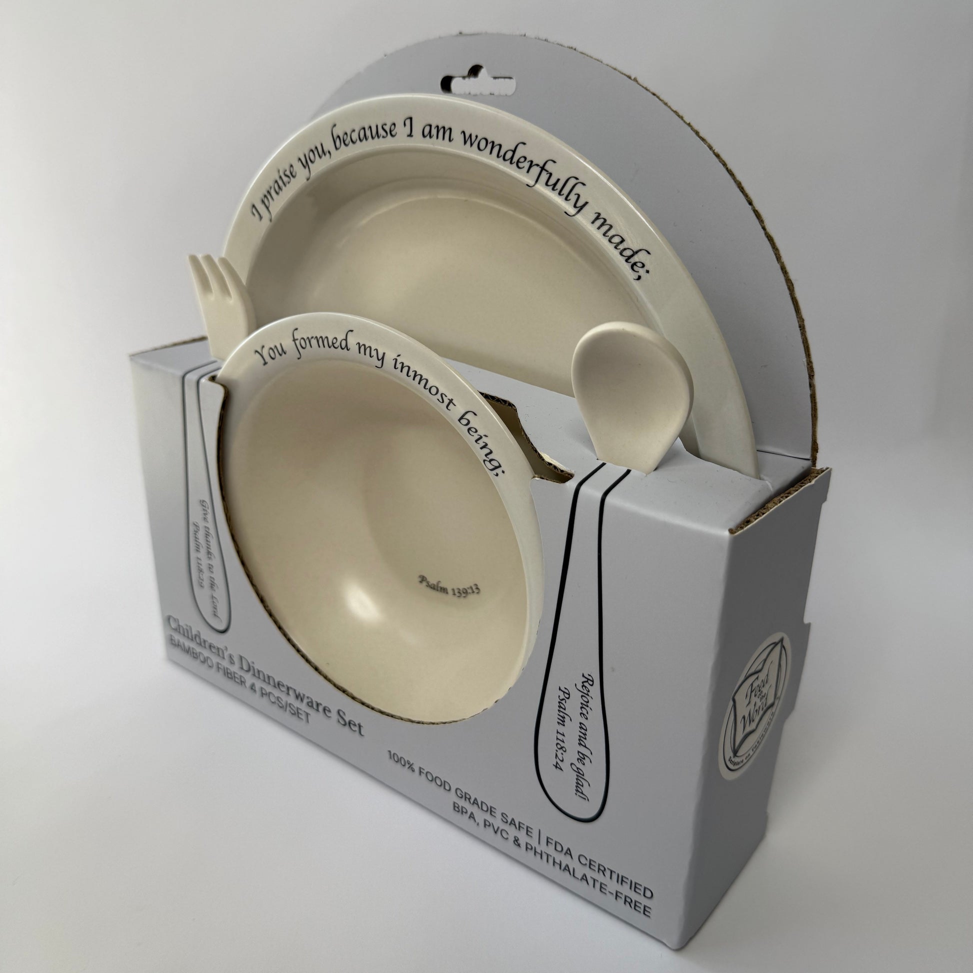 Children's Dinnerware Set - Blue/Gray-tbgypsysoul