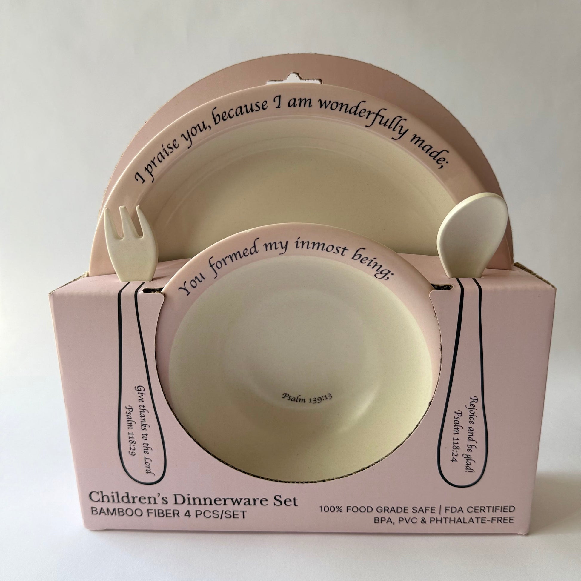 Children's Dinnerware Set - Pink-tbgypsysoul