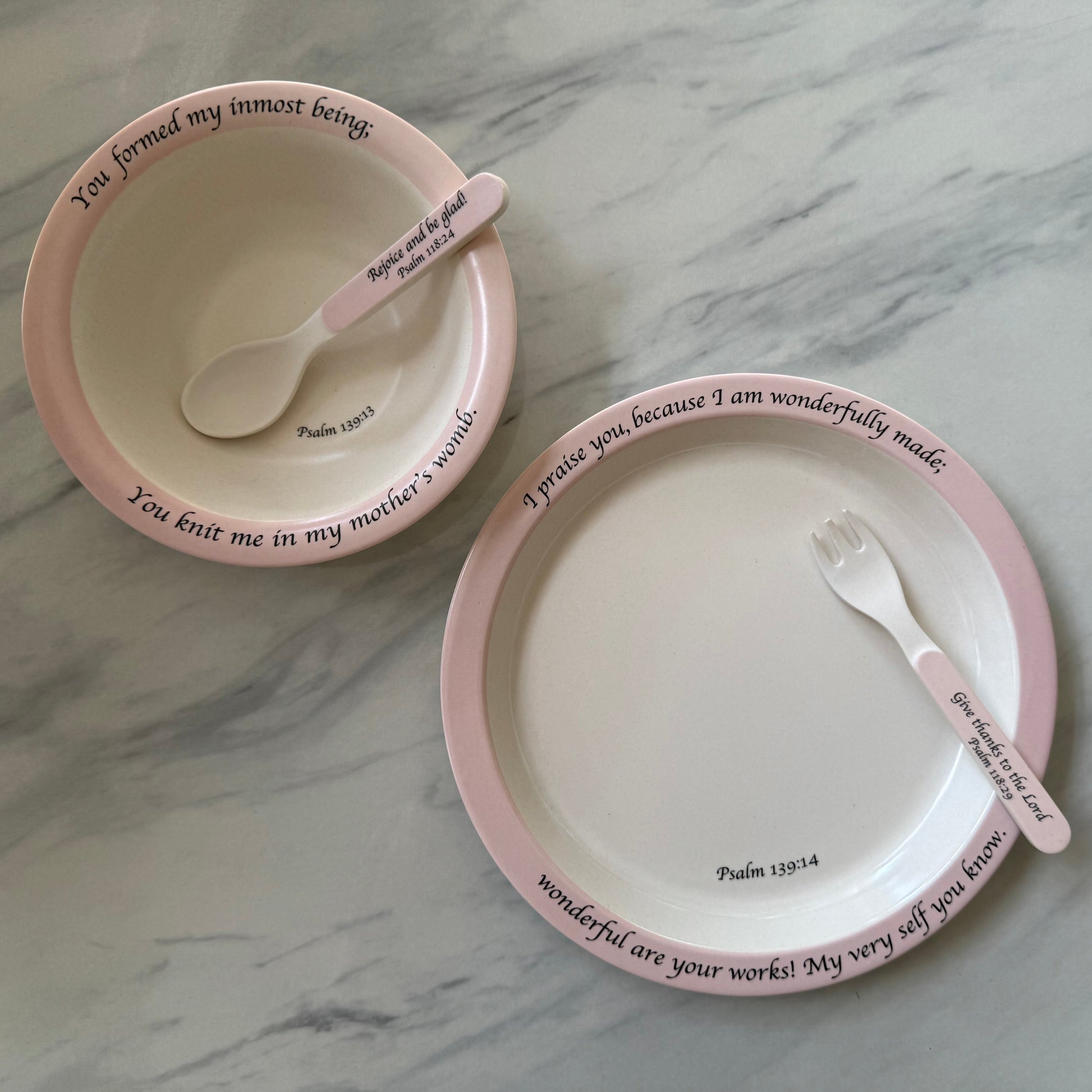 Children's Dinnerware Set - Pink-tbgypsysoul