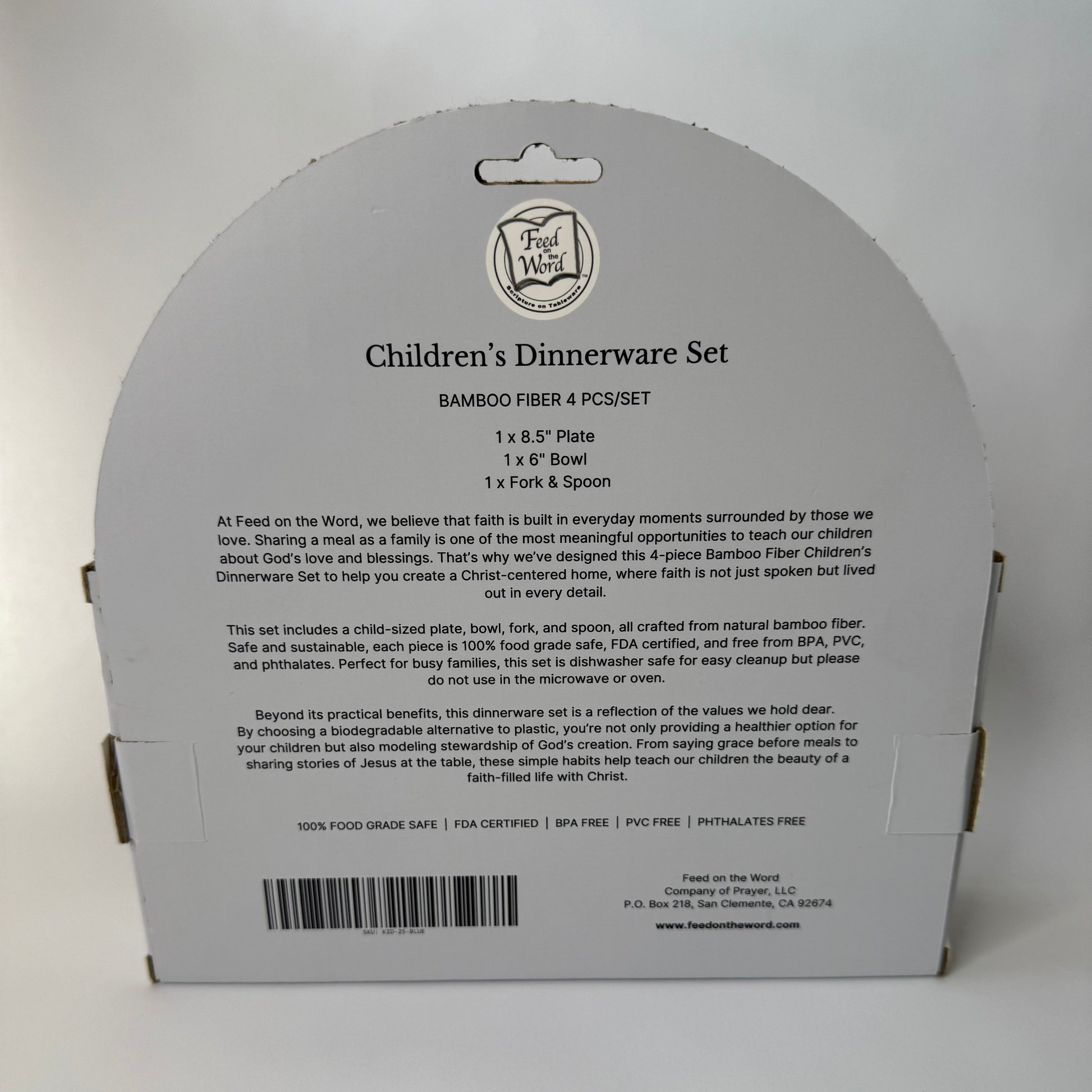 Children's Dinnerware Set - Blue/Gray-tbgypsysoul