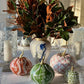Chinoiserie Pumpkin Bundle – Hand-Painted Metal Pumpkins in Elegant Designs-tbgypsysoul