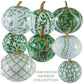 Chinoiserie Pumpkin Bundle – Hand-Painted Metal Pumpkins in Elegant Designs-tbgypsysoul