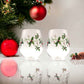 Christmas Holly Stemless Wine Glasses-Wine Glasses > Stemless > Painted & Jeweled-tbgypsysoul