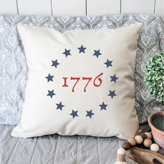 Colonial Stars 1776 Pillow Cover-Pillows-tbgypsysoul