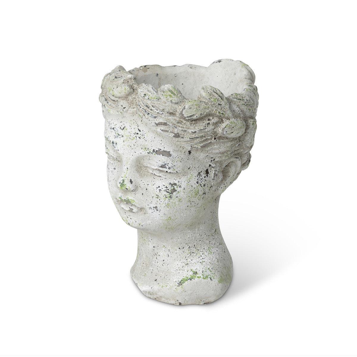 Concrete Bust Planter, Small-Vase-tbgypsysoul