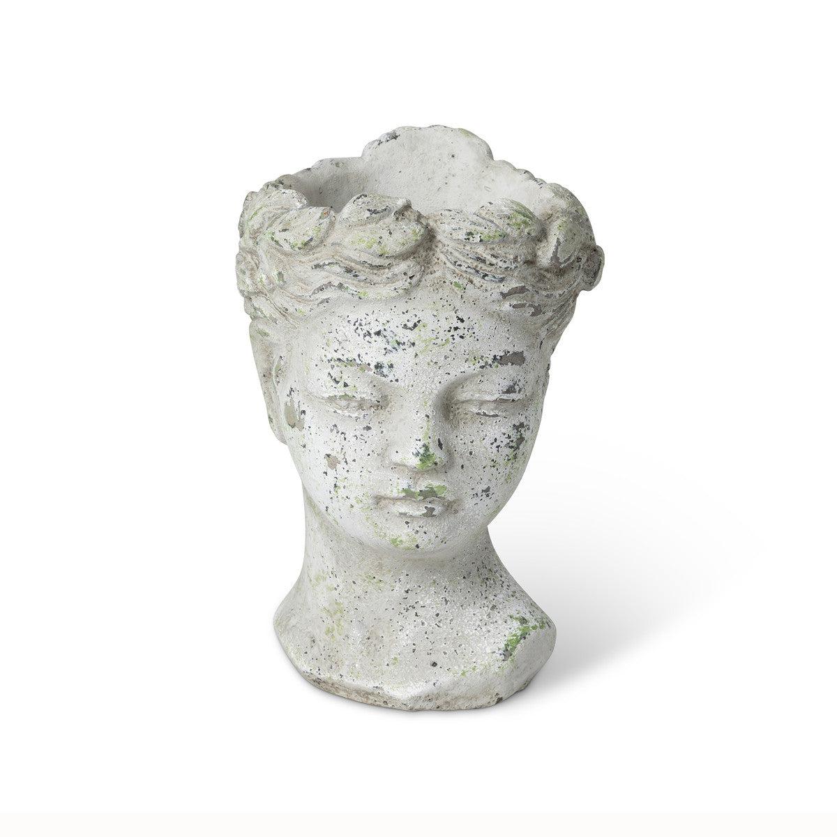 Concrete Bust Planter, Small-Vase-tbgypsysoul
