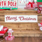 Corrugated Metal Merry Christmas Sign-Decorative Signs-tbgypsysoul