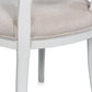 Cortina White, Taupe Chenille Oval Cane Back Dining Chair, Set of 2 - White Glove Included