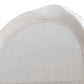 Cortina White, Taupe Chenille Oval Cane Back Dining Chair, Set of 2 - White Glove Included